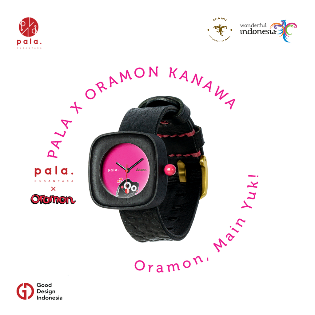 PALA Nusantara X Oramon KANAWA Jam Tangan Kayu Analog