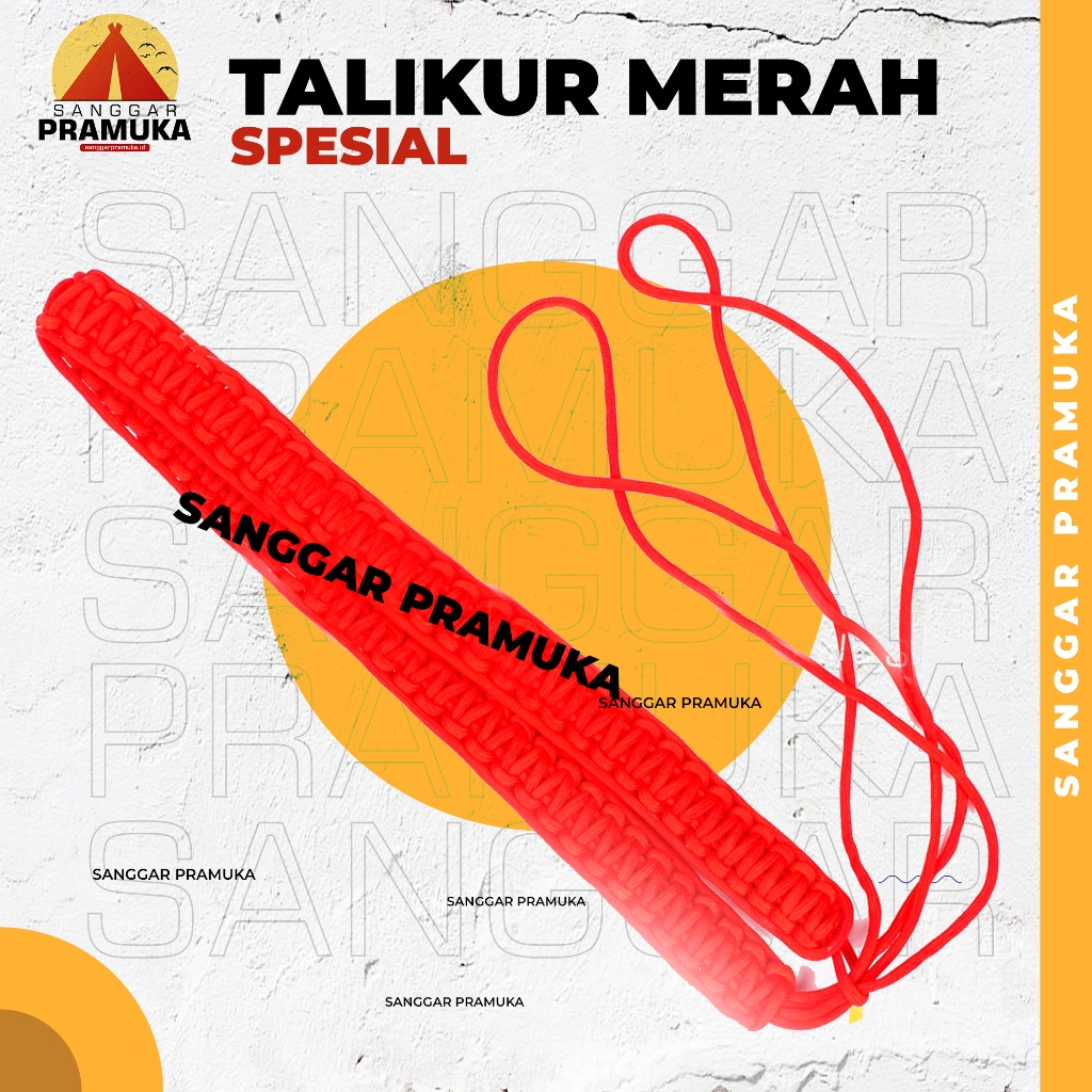 Talikur Penggalang / Talikur Merah / Tali kur Penggalang / Tali Sangkur Penggalang Tali Kur Merah