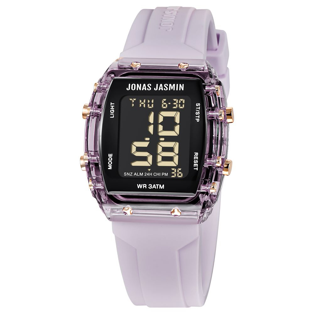 Jam Tangan Wanita Jonas Jasmin 2244 Digital Rubber Karet Watch Original