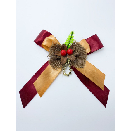 

Daisyclutters Hiasan Pita Goni untuk Hampers / Kado Natal Handmade Murah