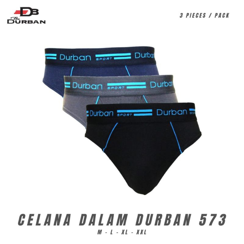 DURBAN sport celana dalam pria bahan modal 573