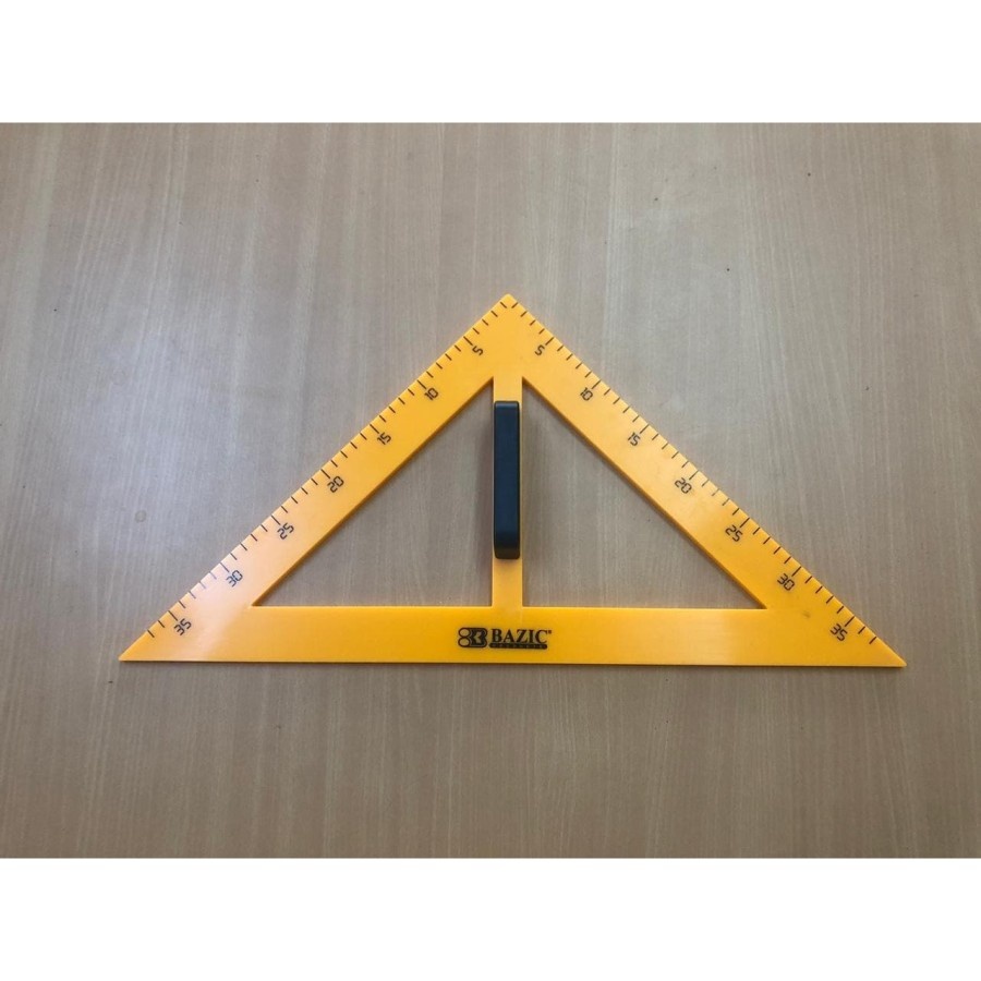 

[TERMURAH] BAZIC PENGGARIS SEGITIGA KAYU | PLASTIK EDUCATIONAL TRIANGULAR BC-603