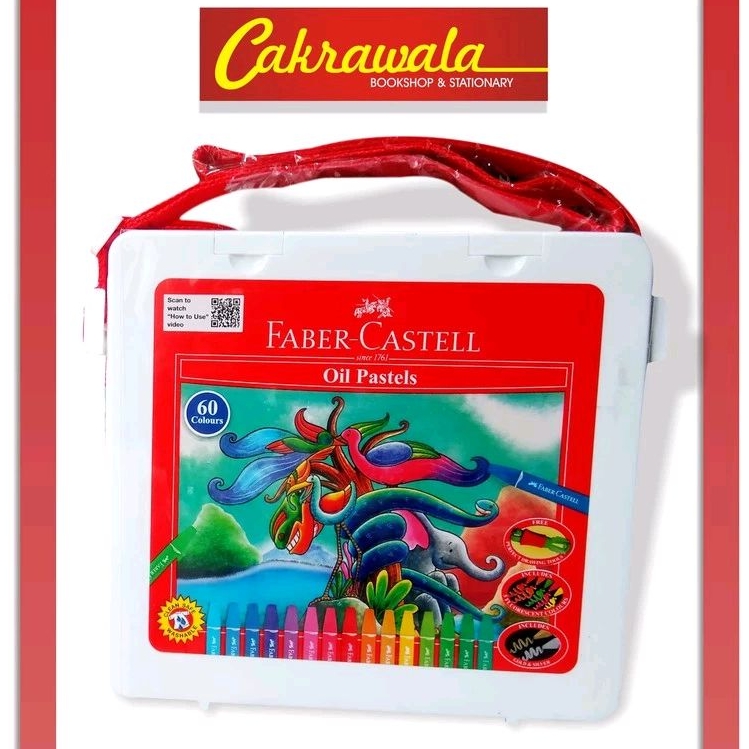 

FABER CASTELL 60 COLOURS OIL PASTELS 120100