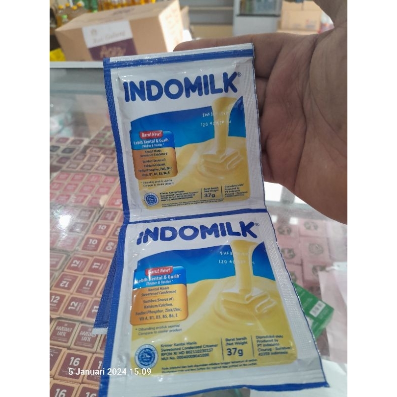 

INDOMILK SACHET isi 6 x 37g Susu Kental Manis