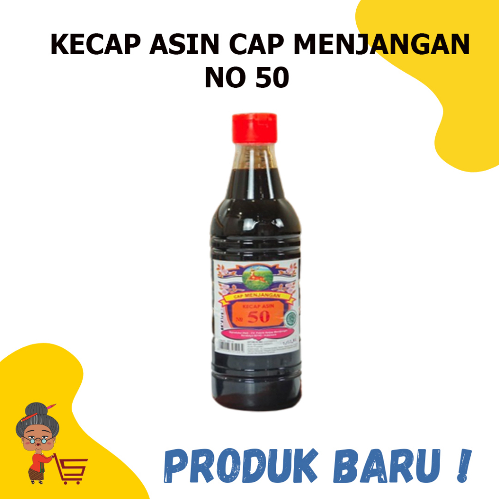 

KECAP ASIN CAP MENJANGAN NO 50 600ML / KECAP ASIN CAP MENJANGAN NO 50