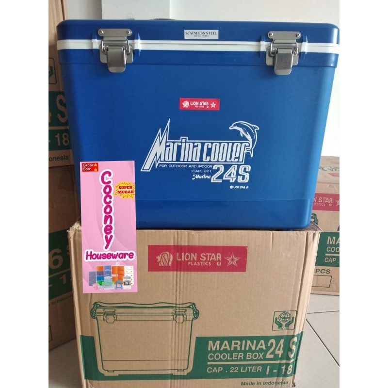 Termos Pendingin / Cooler Box / Termos Es Batu / Marina Cooler 24S Lion Star