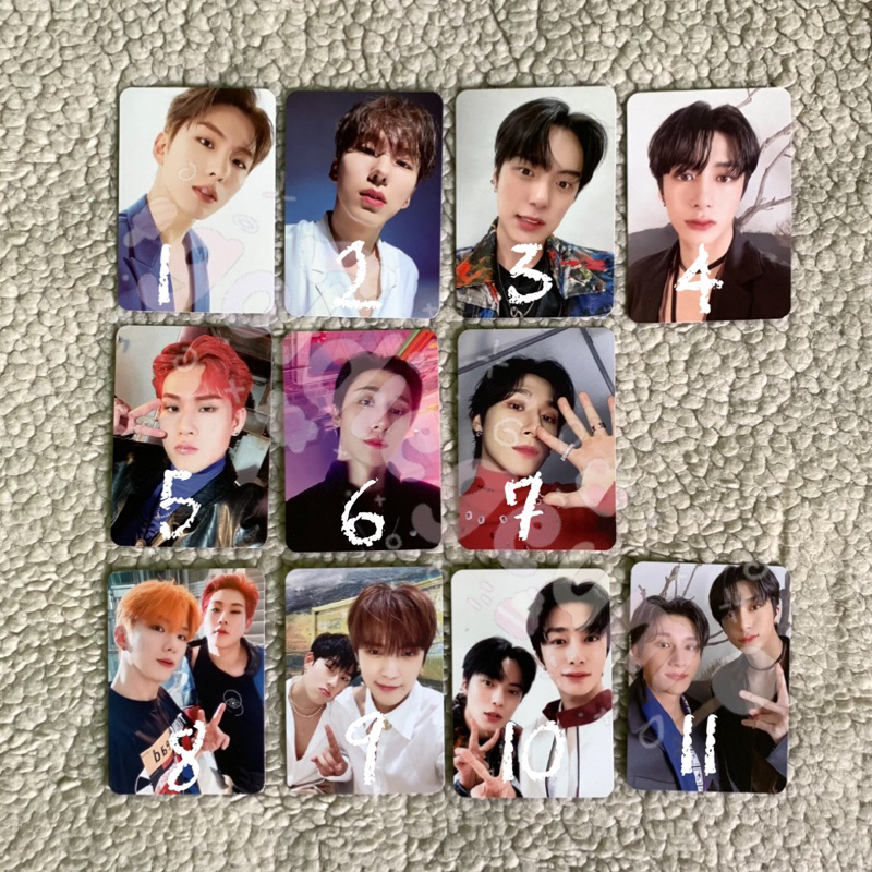 Photocard PC Monsta X Minhyuk Kihyun Hyungwon Jooheon IM Unit