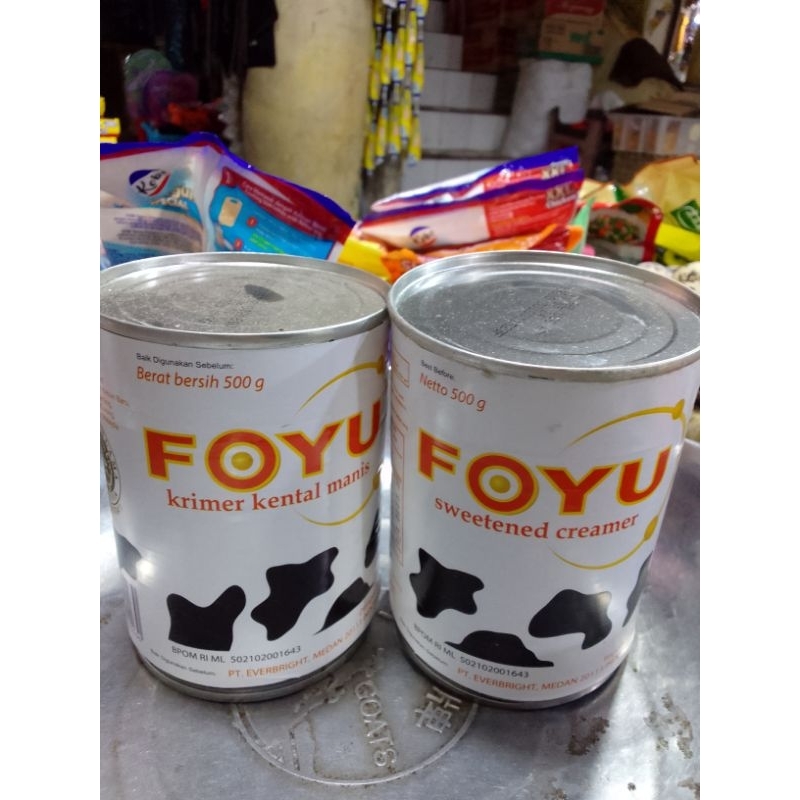 

Susu kental manis foyu kaleng tinggi