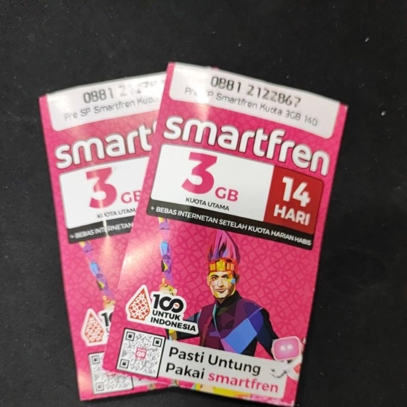 Kartu Smartfren unlimited 3GB smart