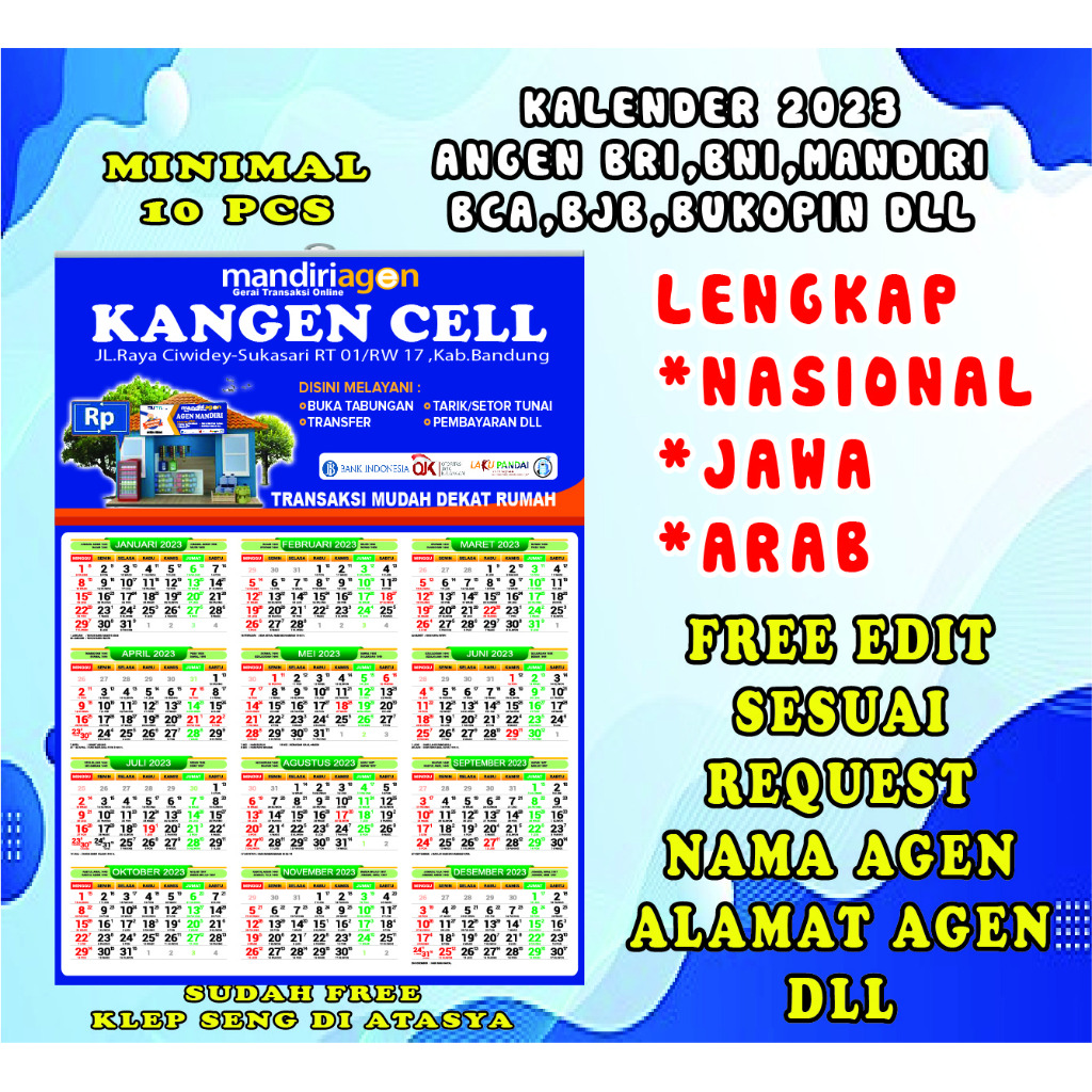 

KALENDER CUSTOM SESUAI PESANAN