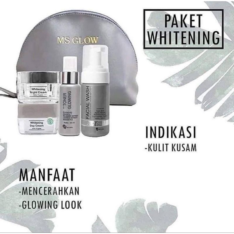 ms glow 1 paket whitening