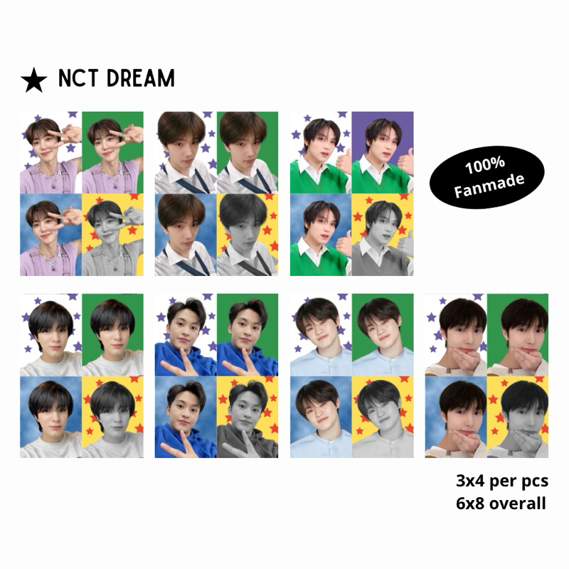 ID PHOTO BTS/PAS FOTO BTS/ENHYPEN/NCT127/NCT DREAM/SEVENTEEN/TXT/WAYV/PAS FOTO KPOP