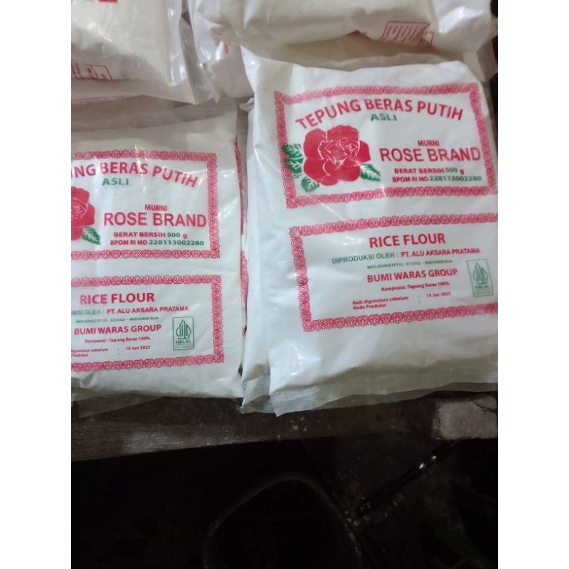 

Tepung beras rose brand 500gr