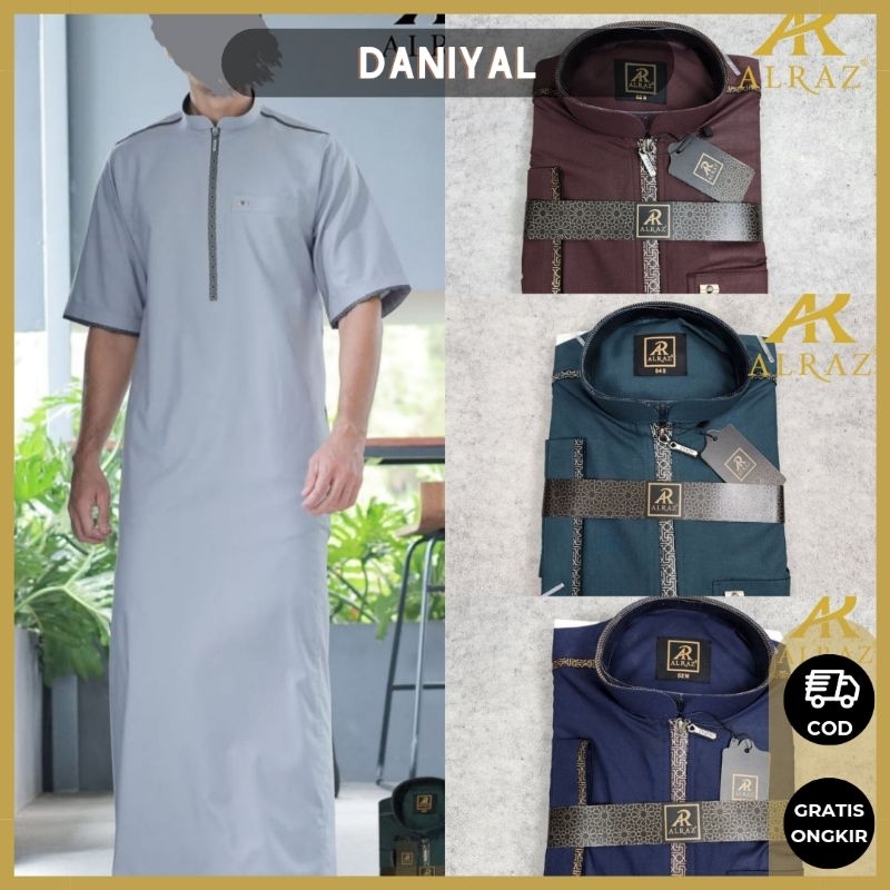 Jubah Al Raz Lengan Pendek Alraz Daniyal Nasai Hanafi