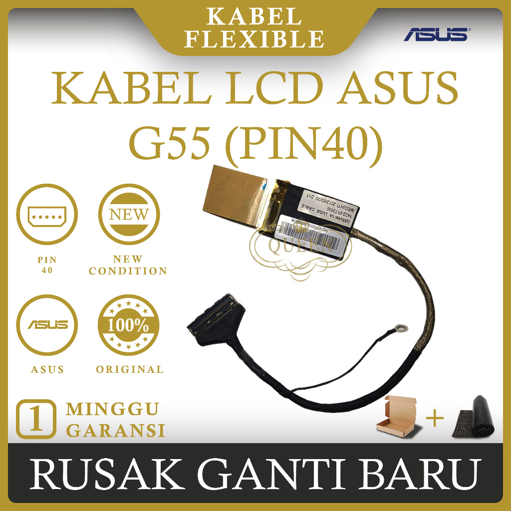 Kabel Flexible lcd Laptop Asus G55 G55V G55VW ( PIN 40 )