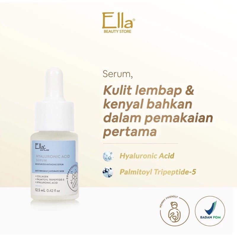Ella Skincare Serum Moisturizer / Serum Hyaluronic Acid - Kulit Kencang, Kenyal & Lembab