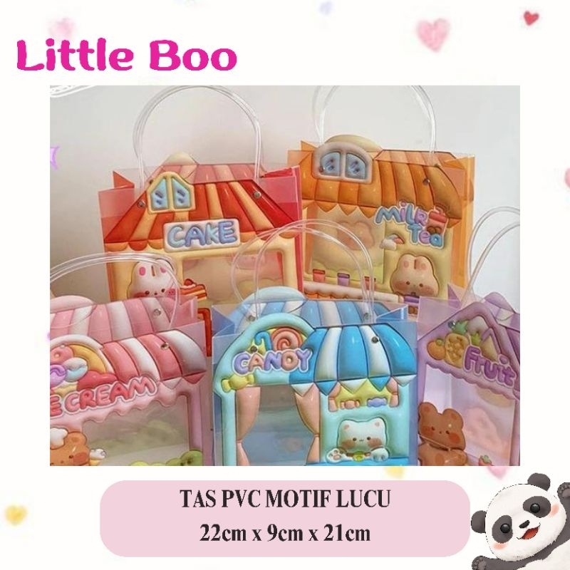 

TAS PVC ANAK MOTIF LUCU /Tas Kado Hadiah / Kantong Plastik Anak Lucu Motif PVC