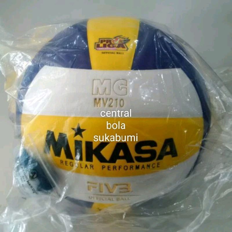 Bola voli Original No 1 Asli 100% Ori Mikasa Mv210 Empuk support kompetisi dan latihan