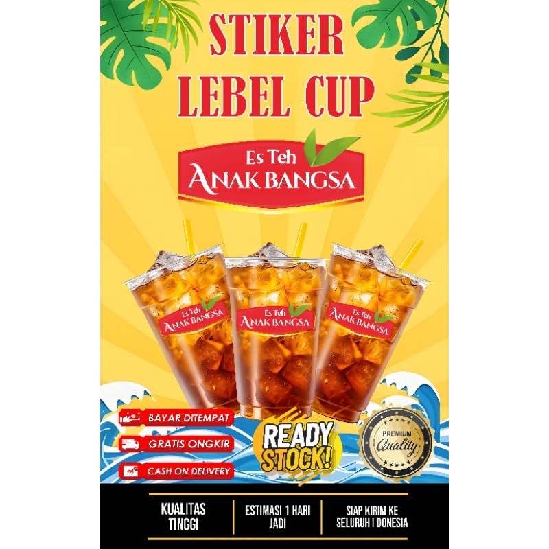 

stiker lebel es teh anak bangsa 50 pcs
