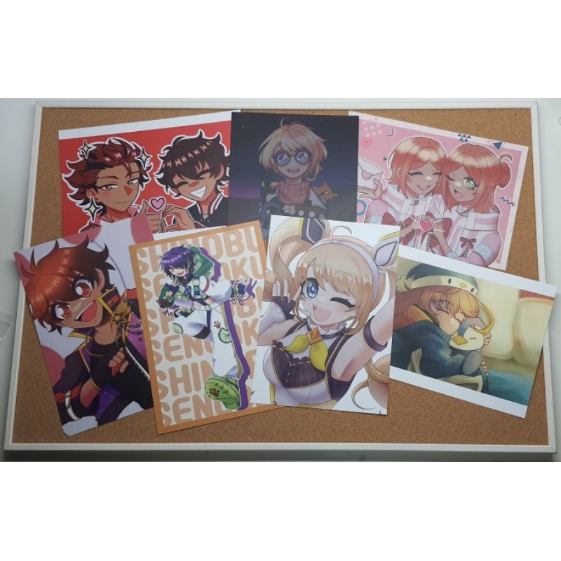 [Fanmerch] Ensemble Stars & Nijisanji ID Art Prints