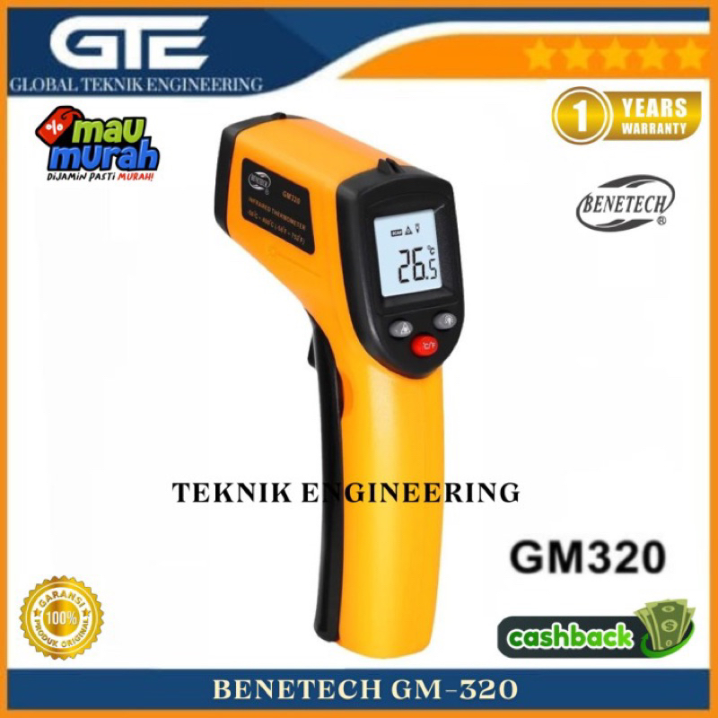 GM320 Benetech Infrared Termometer Thermometer GM-320 Termogun GM 320