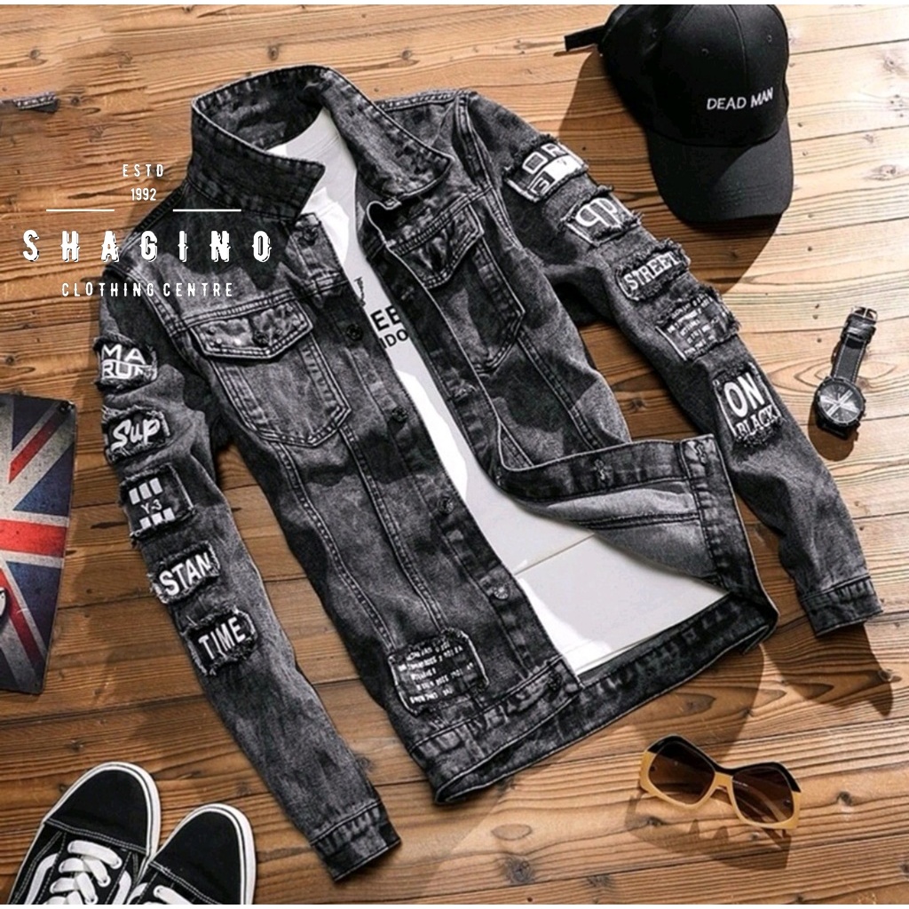 Shagino | Terbaru Jaket Jeans / Jaket Jeans Pria / Jaket Jeans Wanita / Jaket Jeans Korea / Jaket Je