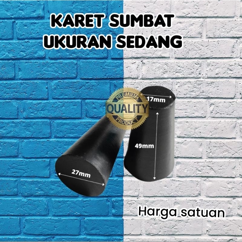 Karet Sumbat Ukuran Sedang / Karet Sumbat Bak mandi
