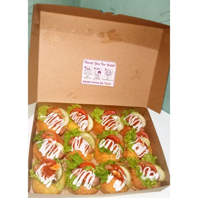 

DONAT SOSIS DONSIS PREMIUM PEMBUT EMPUK MEDIUM ISI 12