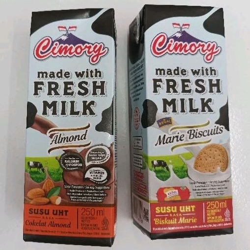 

Cimory 250ml Susu UHT terbuat dari Fresh Milk