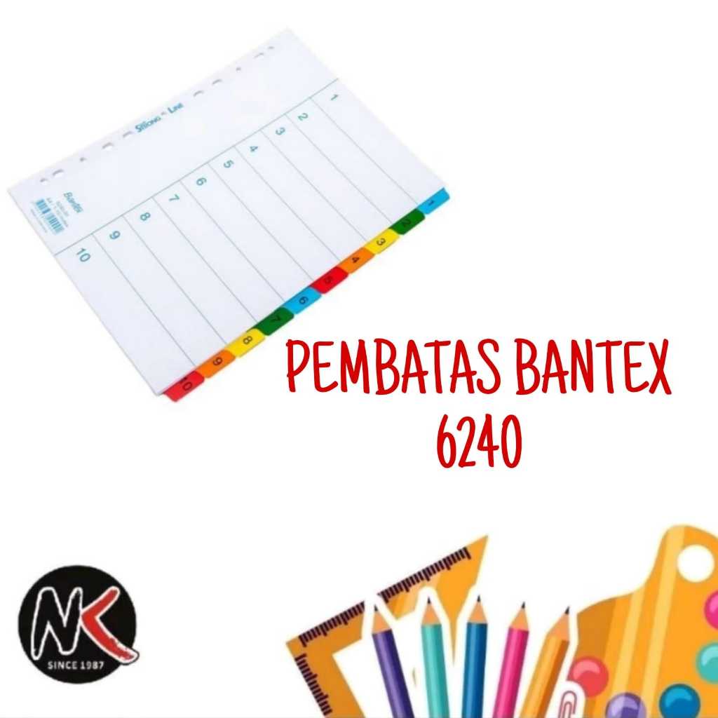 

Pembatas Buku/Pembatas BANTEX 6240 A4 (Isi 10)