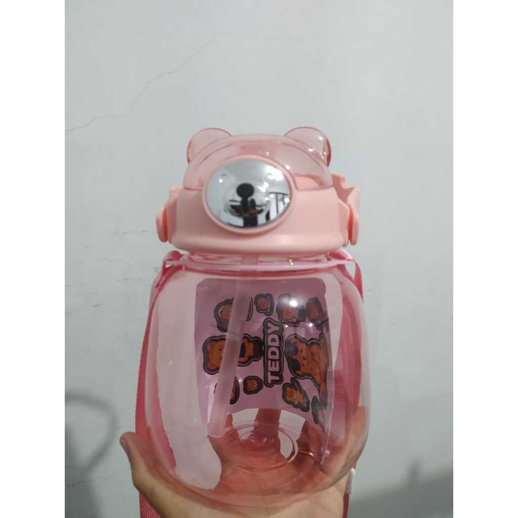 BOTOL GEMOY BERUANG BOTOL MINUM VIRAL MURAH LUCU FREE STIKER