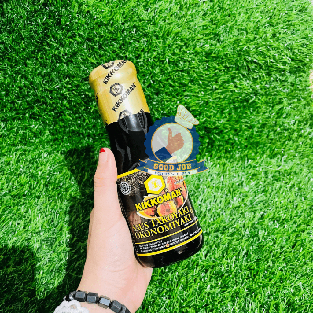 

KIKKOMAN Takoyaki sauce 300 g Halal | Saus Topping Takoyaki & Okonomiyakii..