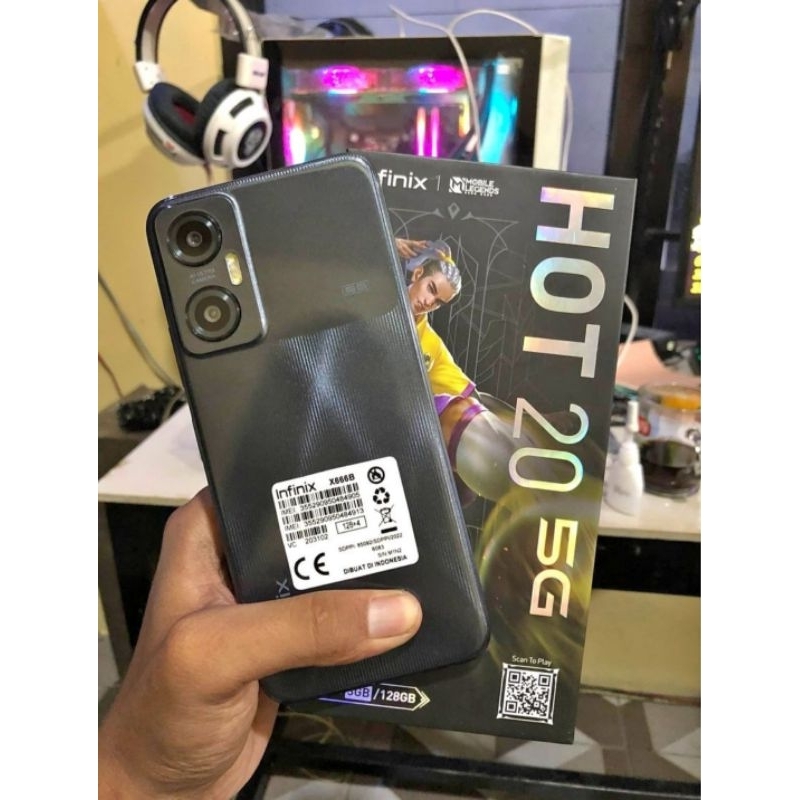 Infinix Hot 20 5G ram 4+3gb/128, LIKE NEW ORI
