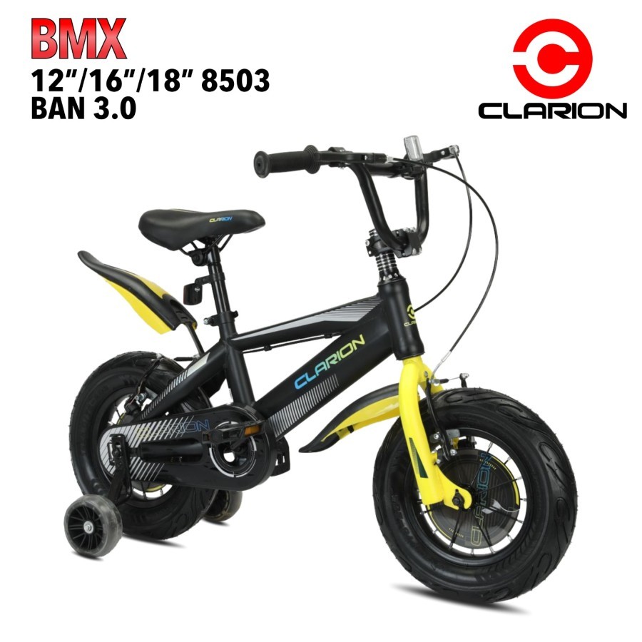 SEPEDA ANAK CLARION BMX 8503 ST 12'' - 16'' - 18'' INCH 3.0 BAN POMPA / BMX 8505  // SEPEDA CLARION 