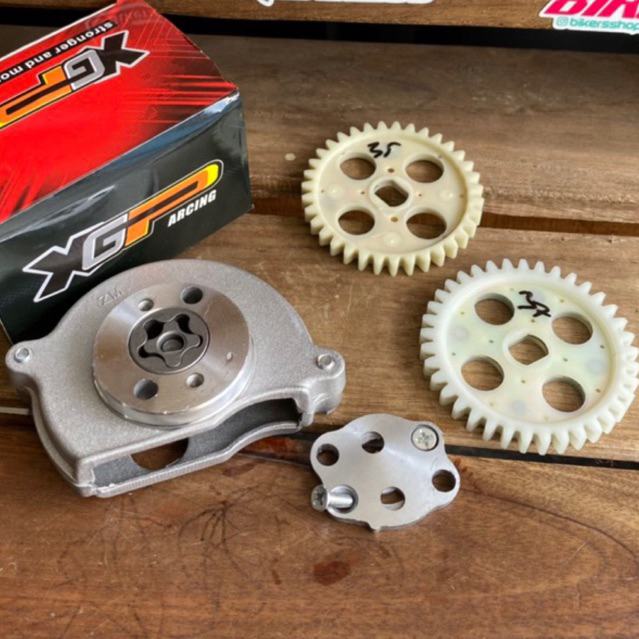POMPA OLI XGP MODIF FU 37T 35T XGP GL PRO MEGAPRO TIGER CB POMPA OLI TIGER MEGAPRO SET