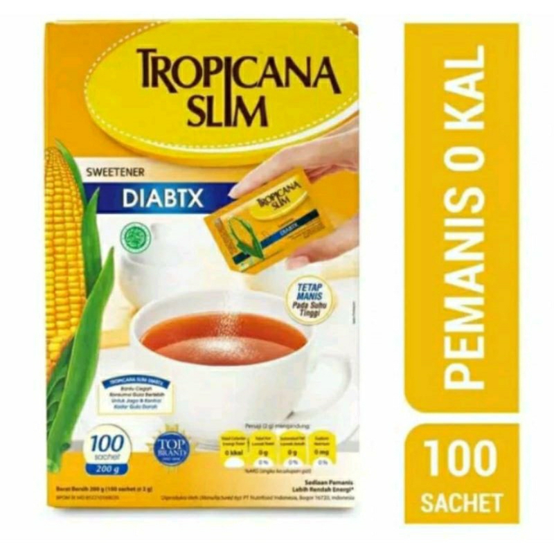 

gula tropicana slim Diabtx 100 sachet