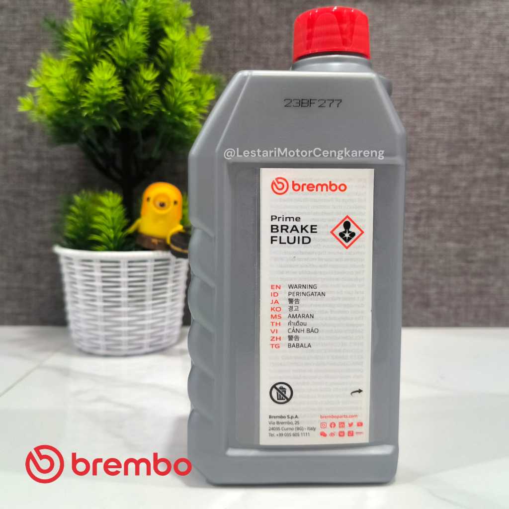 RB1 Brake Fluid DOT 4 Brembo 500 ML Original - Minyak Rem Brembo Mobil Motor