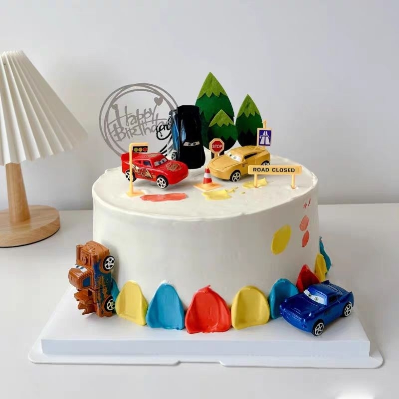 

[READY STOCK] SET 6 Pcs mobil | HIASAN KUE MOBIL MOBILAN | CAKE TOPPER CARS |