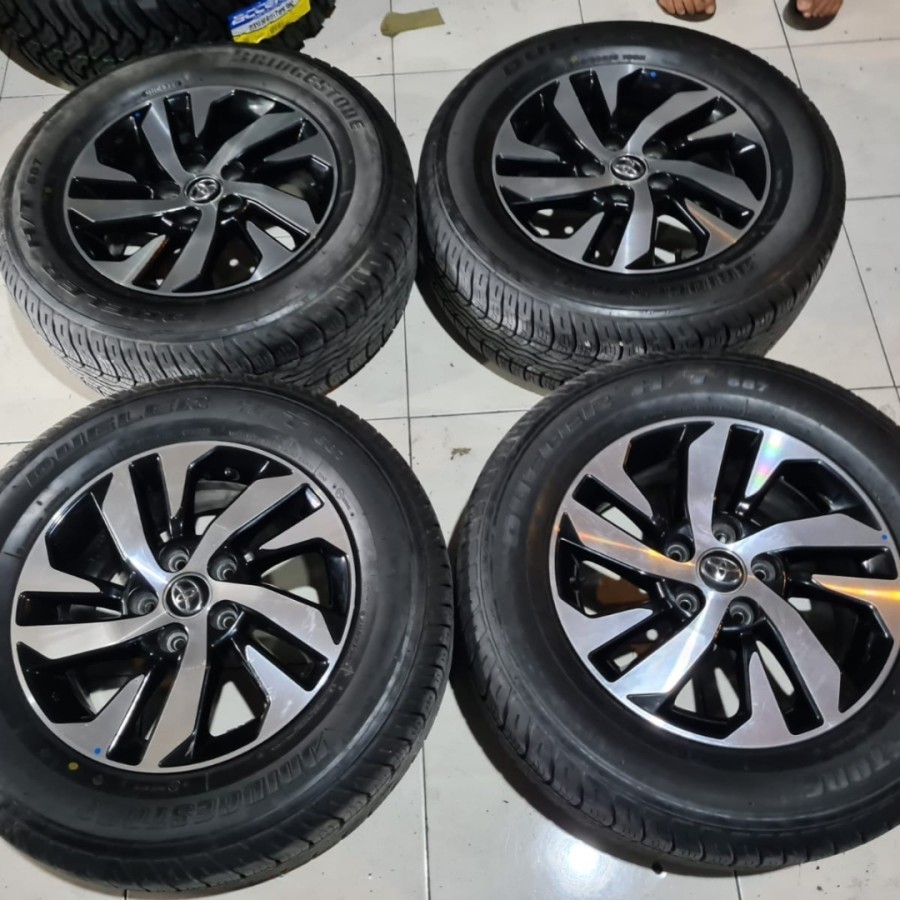 VELG MOBIL BEKAS ORIGINAL COPOTAN STD RUSH R16X6,5 5X114,3 ET50 BAN BS 235 60 R16