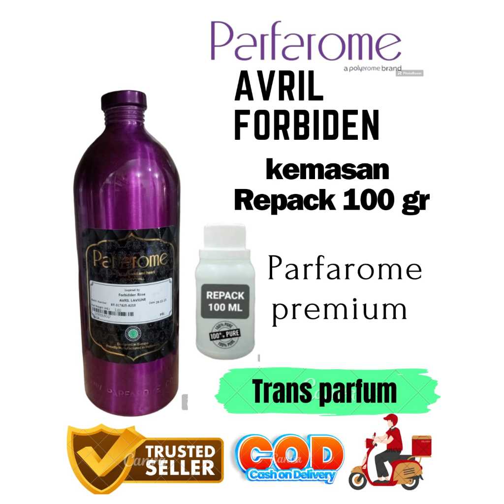100 GR AVRIL BY PARFAROME PREMIUM BIBIT MURNI KEMASAN REPACK