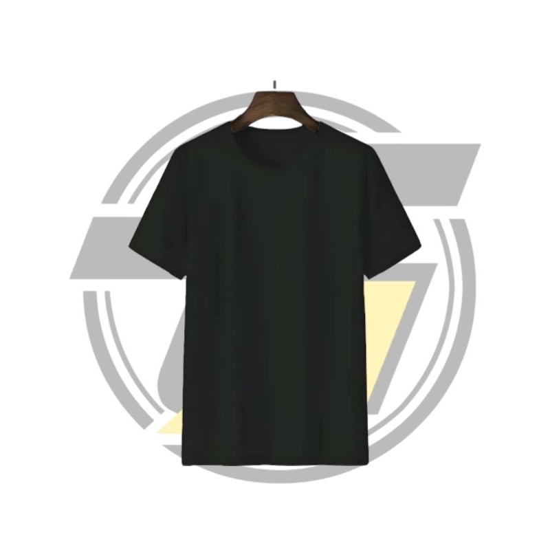 Kaos Polos Hitam ASLI Cotton Commbed 24s bukan PE atau Semi Katun