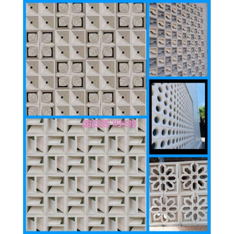 Loster BetonRoster Minimalis
Loster Putih
Roster Motif
Loster Angin Angin 
Roster Kayu
Loster Tanah