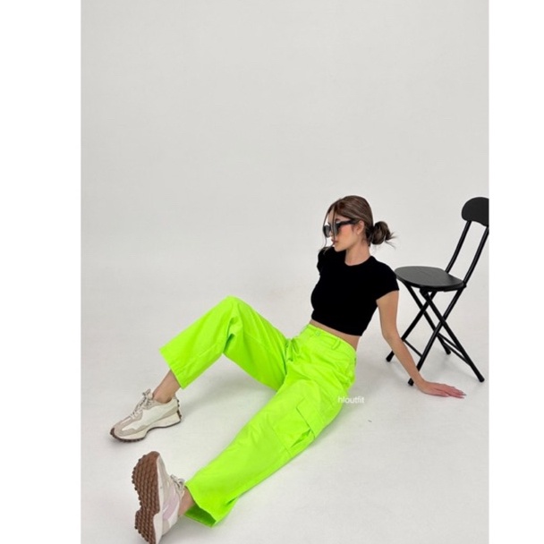 ART T22A HL Cargo NeonCargo Pants Unisex REALPICT