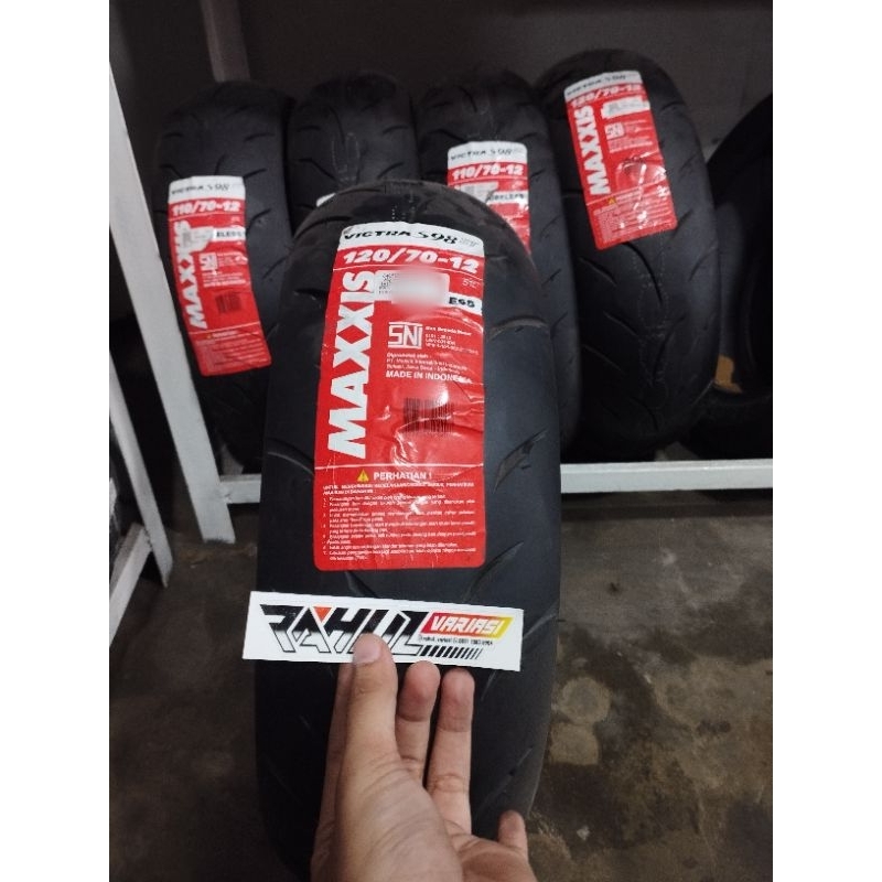 BAN MAXXIS VICTRA S98 T UK 120/70 - 12 BAN MAXXIS FAZZIO BAN MAXXIS FILANO  VESPA METIC