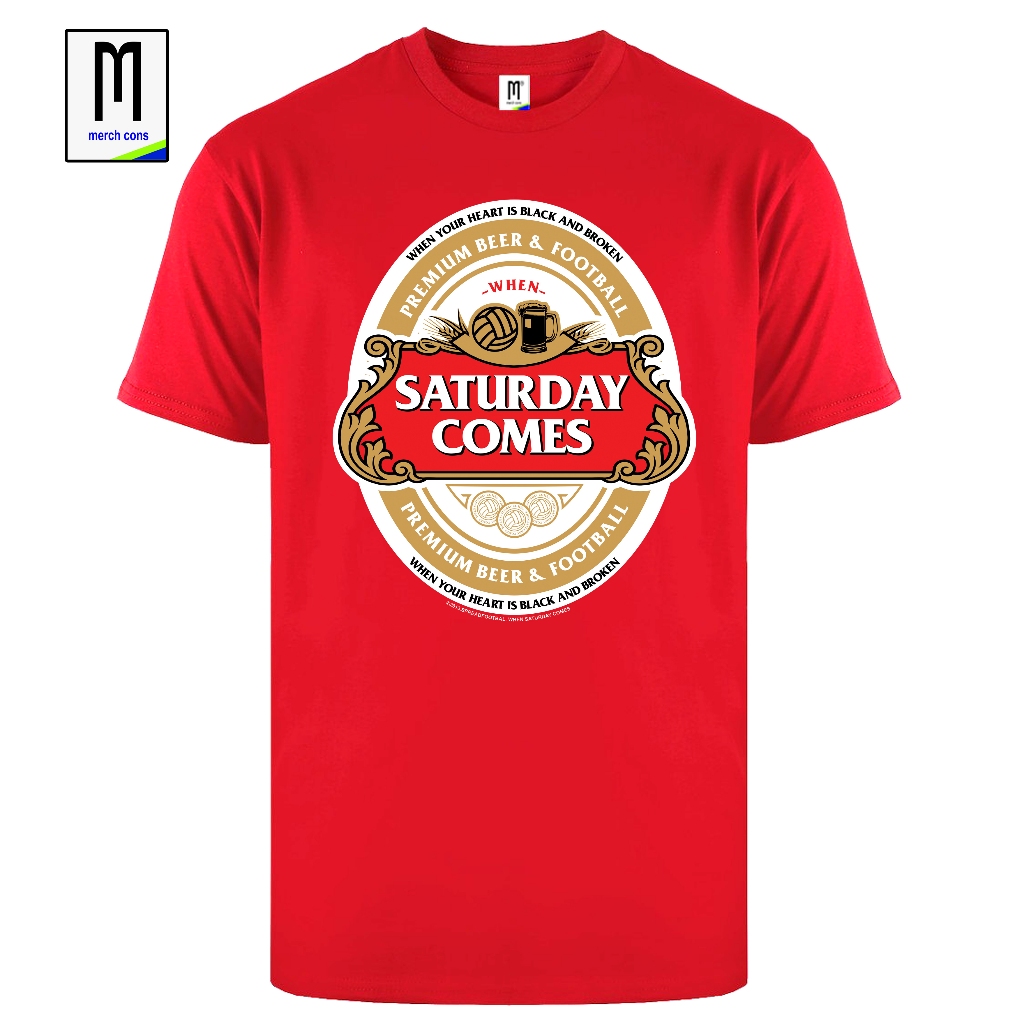 Kaos Bola Built Up Soccer Football Calcio When Saturday Comes
