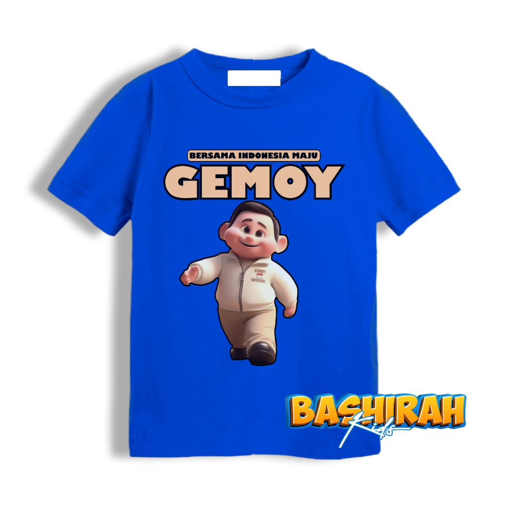 BAJU KAOS ANAK PRABOWO GEMOY KAOS ANAK PRABOWO GIBRAN GEMOY