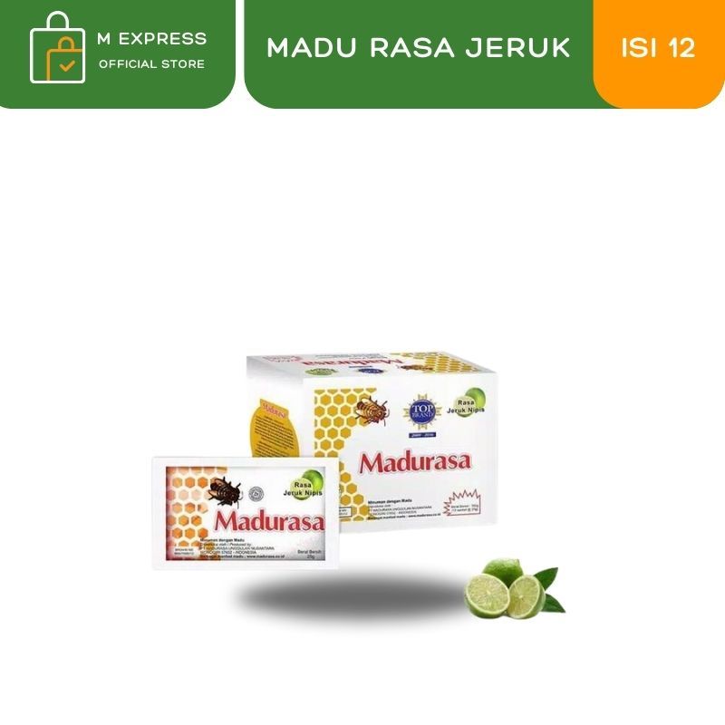 

[M EXPRESS] Madurasa Jeruk Nipis / Madu Nusantara Box @12 sachet