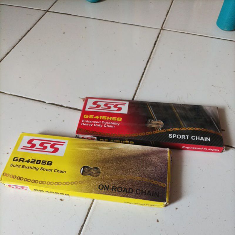 rantai  SSS rante sss 428 dan 415