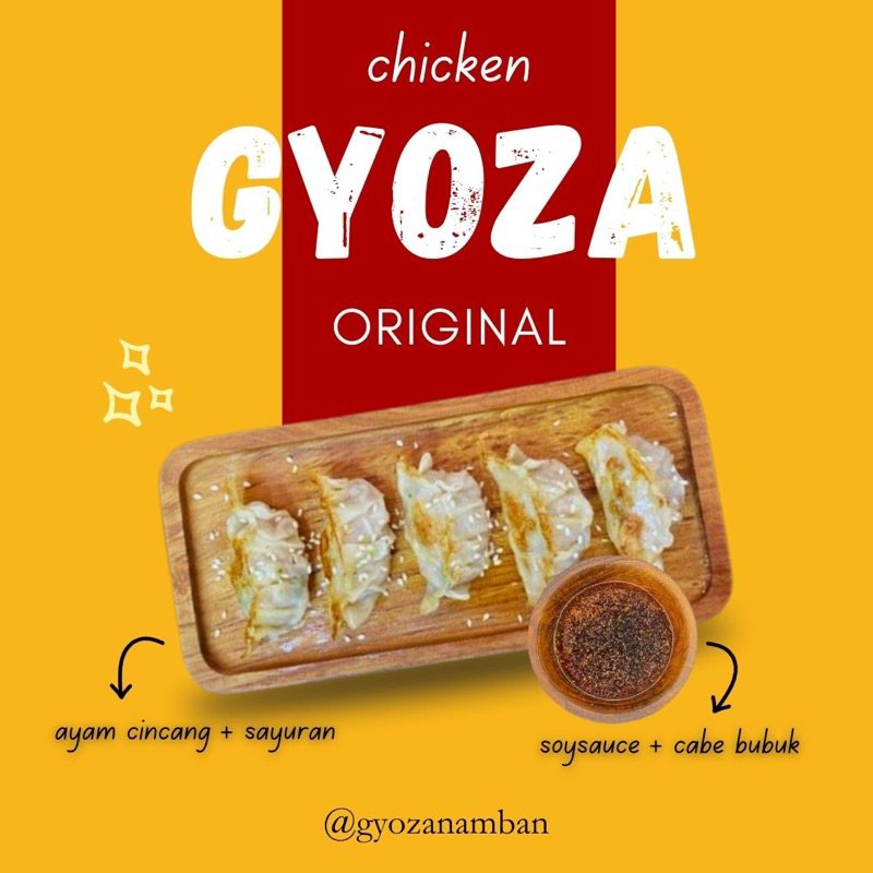 

DIMSUM GYOZA AYAM- Gyoza Namban isi10pcs vacum Frozen