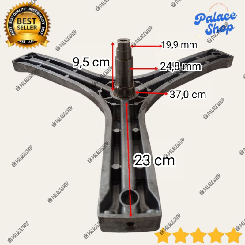 Spider Segitiga Krospis Mesin Cuci Front Loading Sharp ESFL1073w es-fl1073w